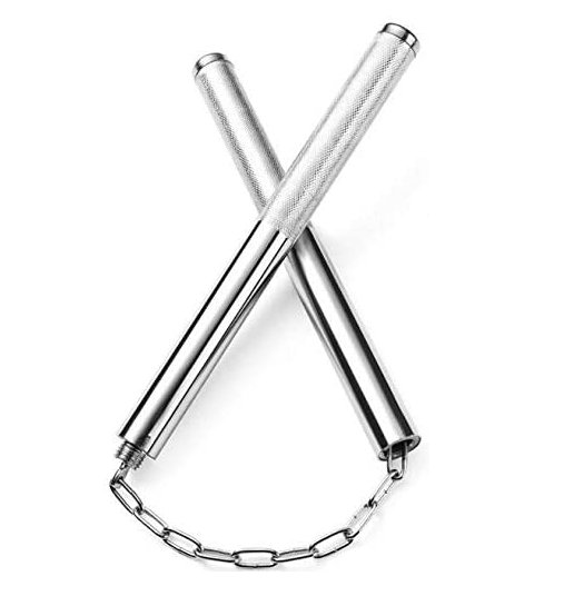 Hard Nun-chucks Training Equipment Safety Martial Art Sticks with Swivel Chain