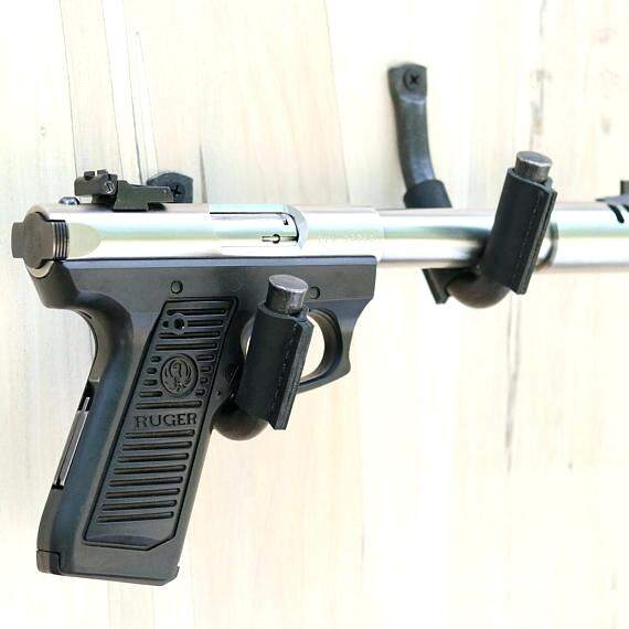 1 Pair Wall Mount Stainless Steel Rack Hangers