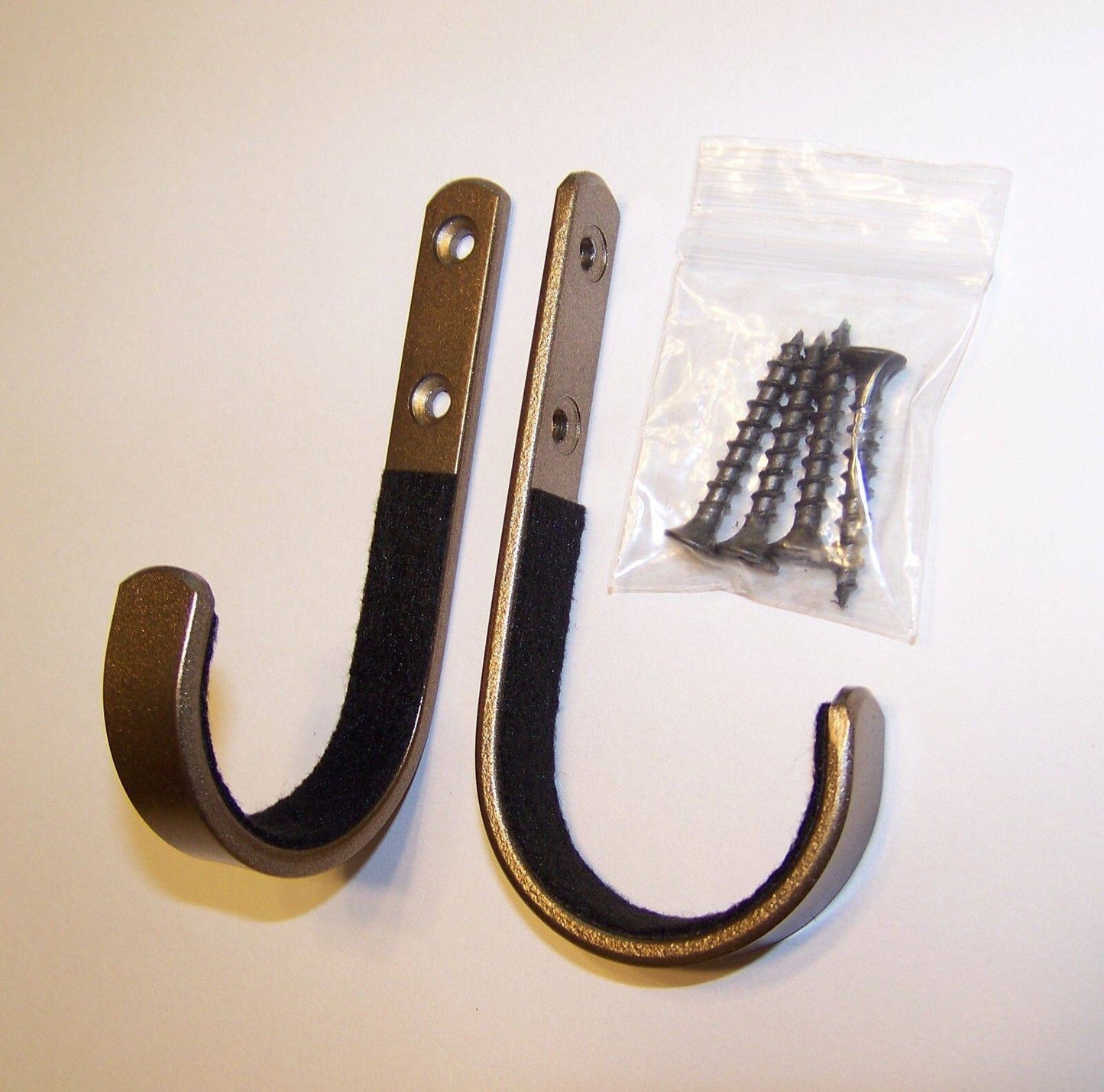 1 Pair Wall Mount Stainless Steel Rack Hangers