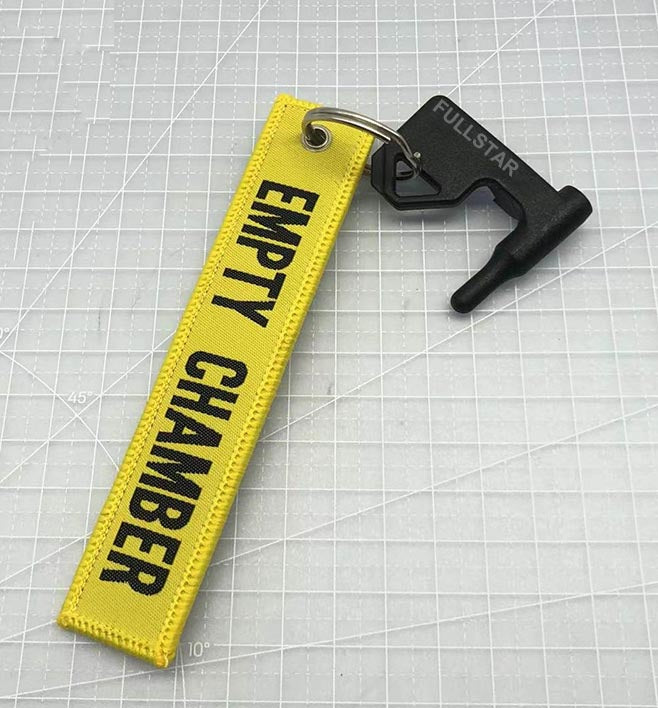 9mm Universal Chamber Safety Flag Includes Built-in Flathead