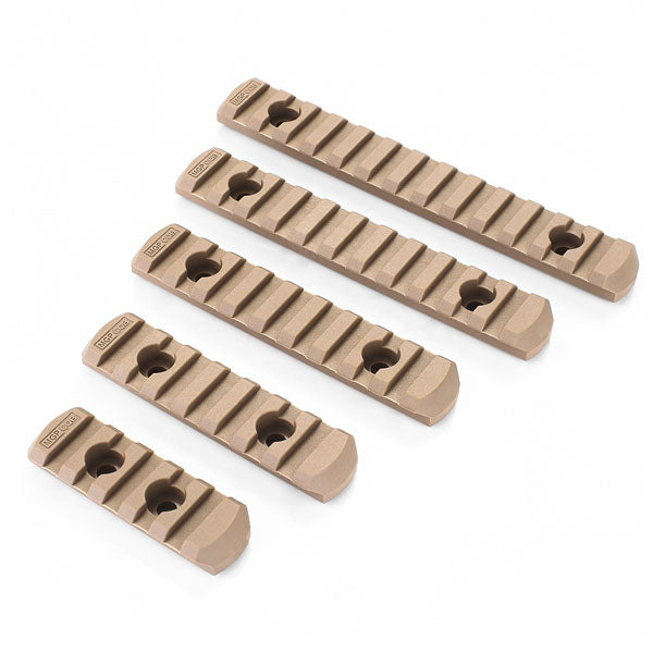 5 Pcs/Pack Outdoor Polymer Picatinny Rail Handguard