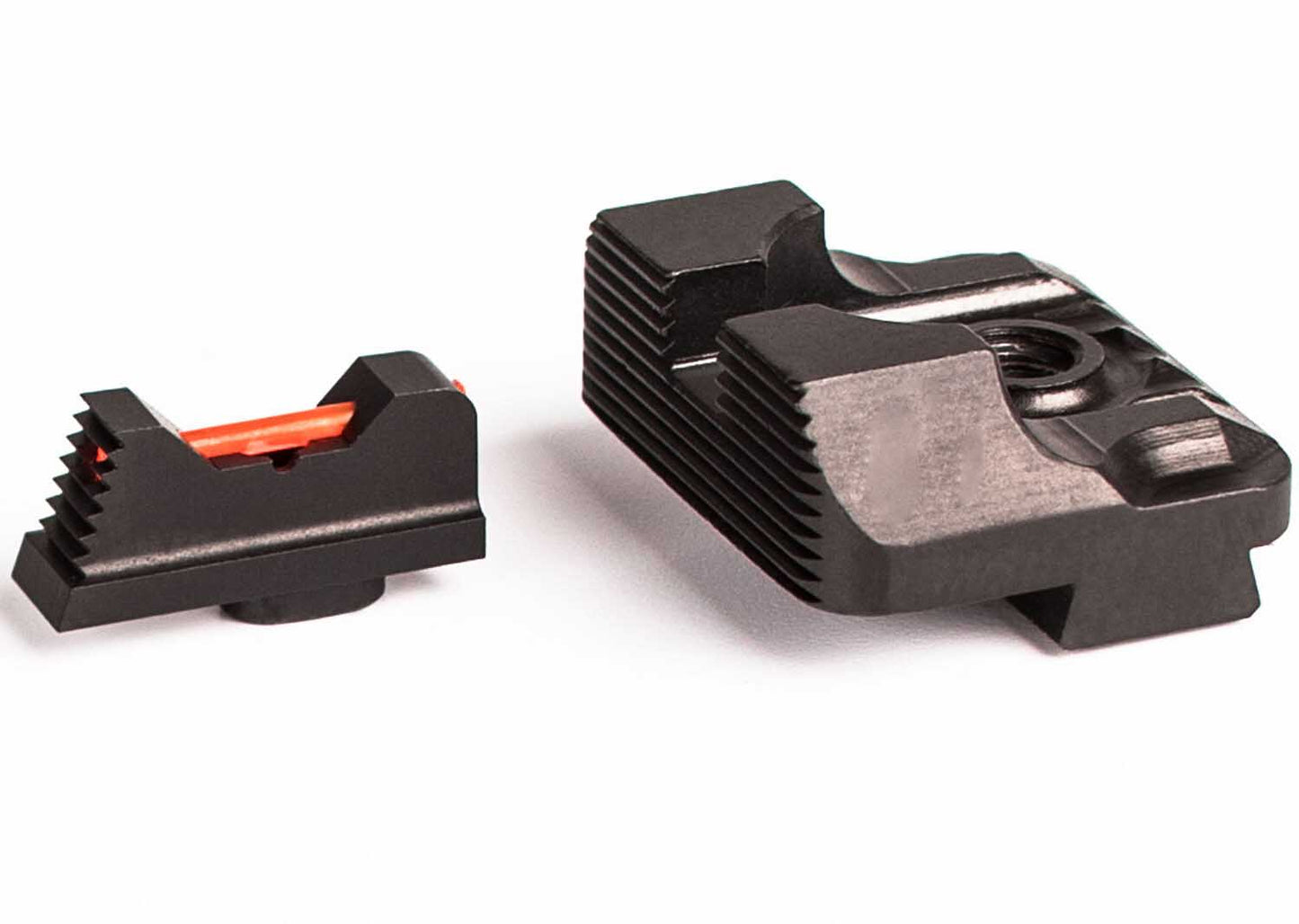 Metal .230 Fiber Optic Front Sight / Rear Combat Glock 17 17C 17L 19 19C 20 20C 20S 21 21C 21S 22 22C 23 23C 24 24C 26 27 29 29S 30 Gen1-5