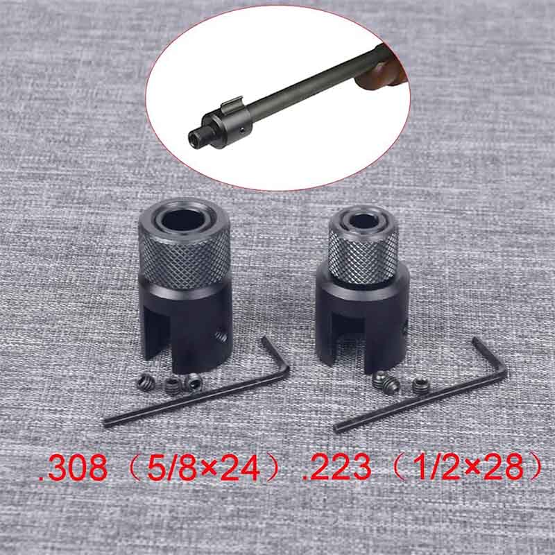 Roger 10 / 22 Threaded Pipe Adapter Muzzle Brake Adapter 1 / 2-28 5 / 8-24