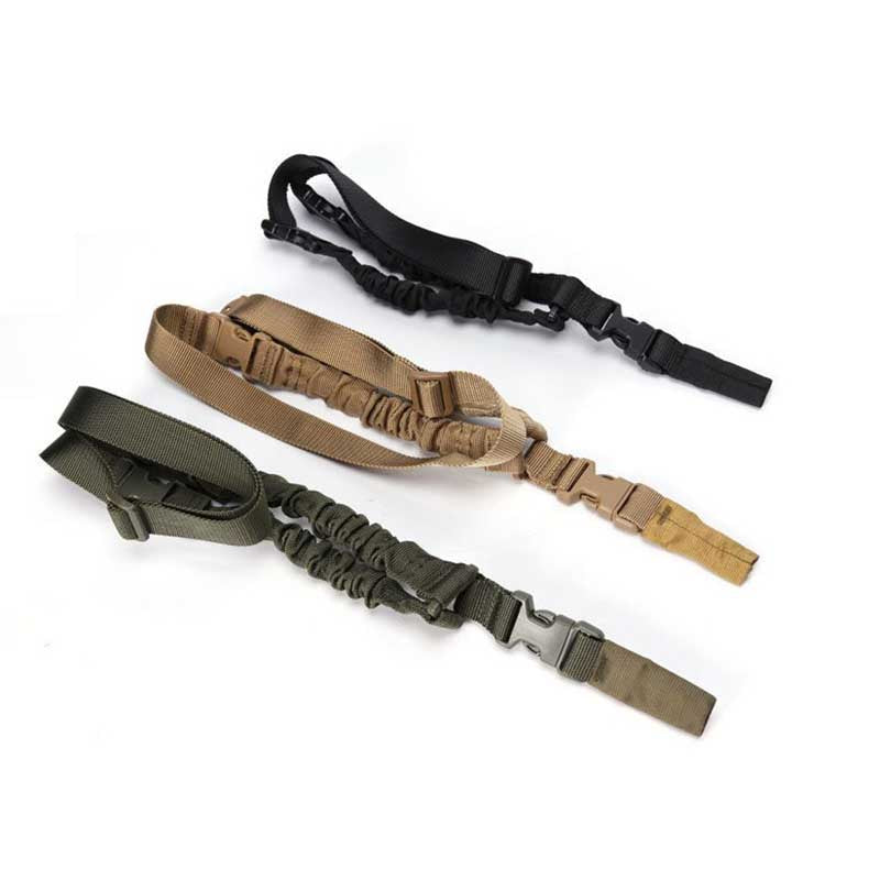 One Point Sling Strap Tactical Bungee Single Point Sling with Adjustable Slings Cord Shoulder Strap