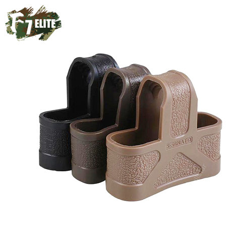 Tactical 9mm 5.56 Rubber Cage Loops Fast Mag Pull For M4 Mag Accessories