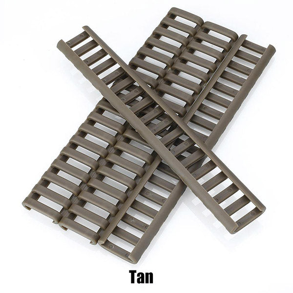 4 Pieces Black Tan Color Rubber Hand Guard Rail