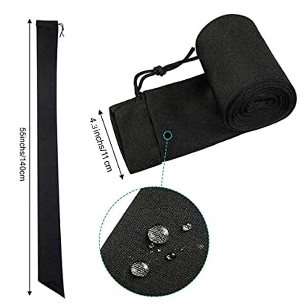 1 Piece Silicone Treated Gon Socks 48 × 4.3 in Knit Gon Socks Flexible Design Holder Socks for Rif, Scopes, Pistol Grips & Tactical Accessories